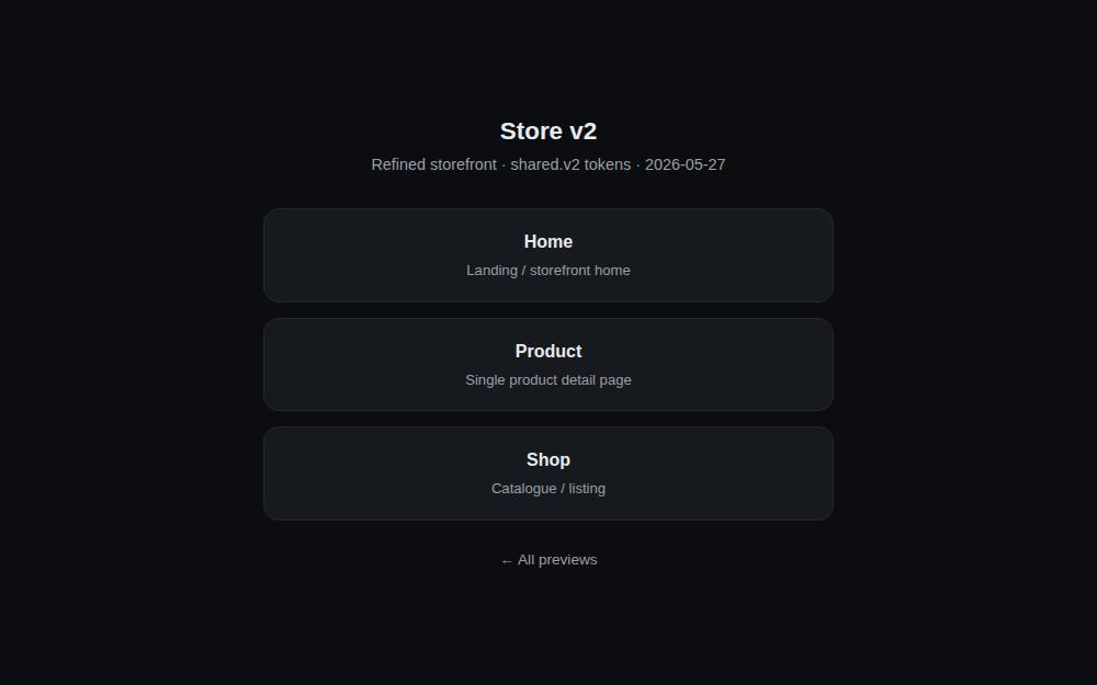 Store v2 preview